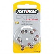 Rayovac Extra HA10, PR70, 4610 Hörgeräte Batterie 6-Pack
