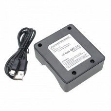 VHBW Micro USB Ladegerät für 4x AA oder 4x AAA-Li-Ion Akkus