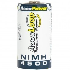 AccuPower AccuLoop AL4500-2 C/Baby/LR14 Ready2Use Akku 2-Pack Ni-MH 4500mAh