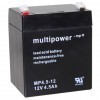 Multipower MP4.5-12 Blei-Akku, 12Volt