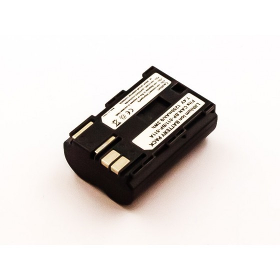 AccuPower battery suitable for Canon BP-511, BP-508, BP-512