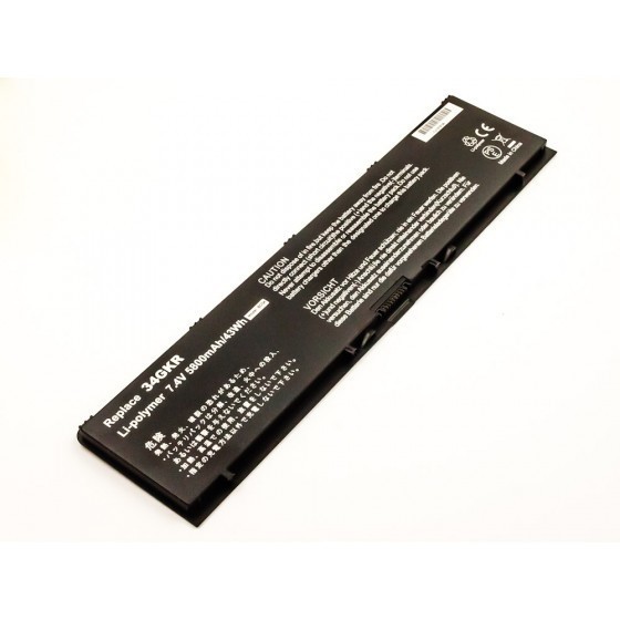 Battery suitable for Dell Latitude 14 7000 Series, 34GKR