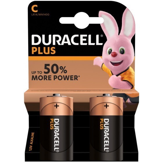 Duracell Plus MN1400 C/Baby/LR14 battery 2 pcs.