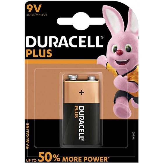 Duracell Plus 9Volt/6LR61 battery