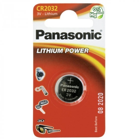 Panasonic CR2032 Lithium coin cell
