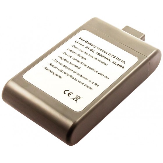 AccuPower battery suitable for Dyson battery DC16, 21,6Volt