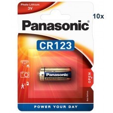 Panasonic CR123A Photo Power Lithium battery 10 pcs.