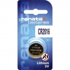 Renata CR2016 Lithium coin cell