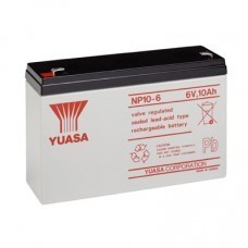 Yuasa NP10-6 lead acid battery 6 Volt