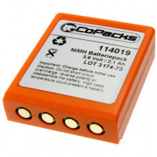 AccuPower battery for HBC FUB 6N, FUB06, BA223030, BA223000
