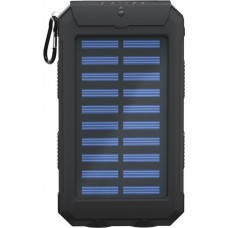 Solar Outdoor Powerbank 8.0 (8,000 mAh) incl. Flashlight function