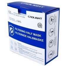 25pcs FFP2 masks with nose clip CE Certified