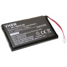 VHBW Battery suitable for Garmin Nüvi 300 / 600, 1250mAh