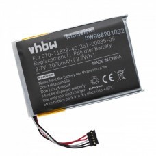 VHBW Battery for Garmin T 5 mini, 010-11828-40, 1000mAh