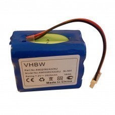 VHBW Battery for Dirt Devil EVO M678, iRobot Mint 4200, 2500mAh