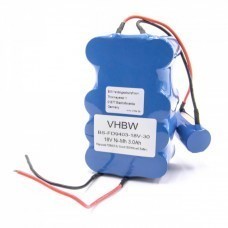 VHBW Battery for Bosch BBHMove6, NI-MH, 18V, 3000mAh