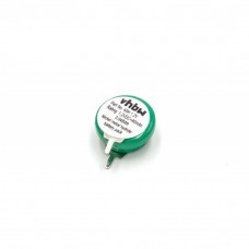 Button cell battery V40H with 2Pins, NimH, 1.2V, 40mAh