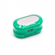 VHBW 2/V150H NiMH rechargeable button cell battery, 2.4V, 150mAh