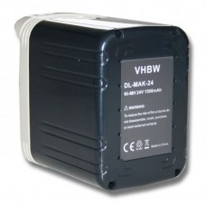 VHBW rechargeable battery for Makita BML240, 1500mAh