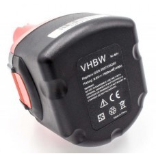 VHBW Battery for Bosch GSR 9.6-1, 9.6V, NiMH, 1500mAh