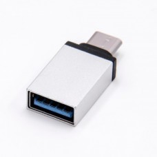USB Type C to USB 3.0 adapter silver