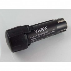 VHBW Battery for AEG 4935413165, 3.6V, Li-Ion, 2000mAh