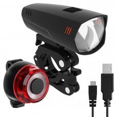 Absina Bike Light Set front and rear light rechargeable / StVZO
