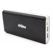 VHBW Powerbank Backup Battery for Devices, 20800mAh, 5V, white