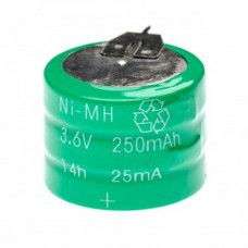 Battery type 3/V250H (3 cells) with 3-pin connection, NiMH, 3.6V, 250mAh