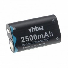 VHBW Battery for Microsoft Xbox One Wireless Controller, NiMH, 2500mAh