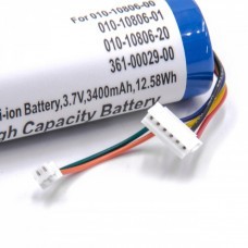 VHBW Battery for Garmin DC20, DC30, DC40, 3400mAh