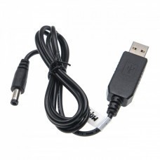 Connection cable USB to hollow plug 5.5 x 2.5mm, 5V / 2A to 9V / 0.9A