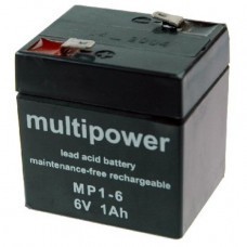 Multipower MP1-6 lead-acid battery, 6 Volt