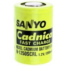 Sanyo N-1250SCRL 4/5 Sub-C NiCd battery