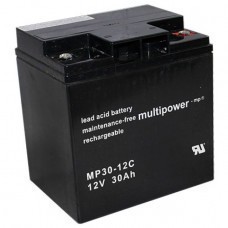 Multipower MP30-12C lead acid battery 12 Volt