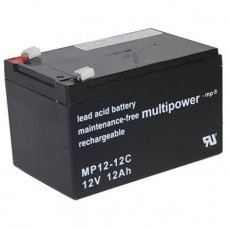 Multipower MP12-12C lead battery 12 Volt
