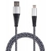 2GO USB Data Cable USB to USB-C Nylon Grey