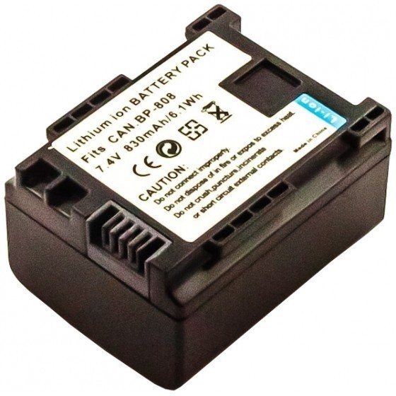 Batterie AccuPower adaptable sur Canon BP-807, BP-808
