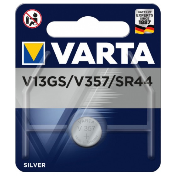 Batterie professionnelle Varta V13GS, SR44, V76PX
