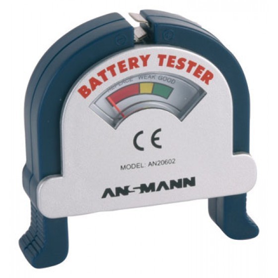 Testeur de batterie Ansmann pour piles bouton et piles rondes
