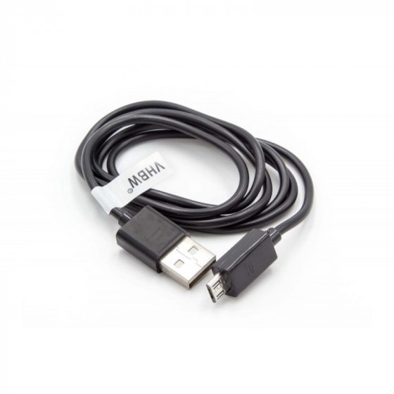 Câble de charge et de synchronisation micro-USB, 1,0 mètre, noir