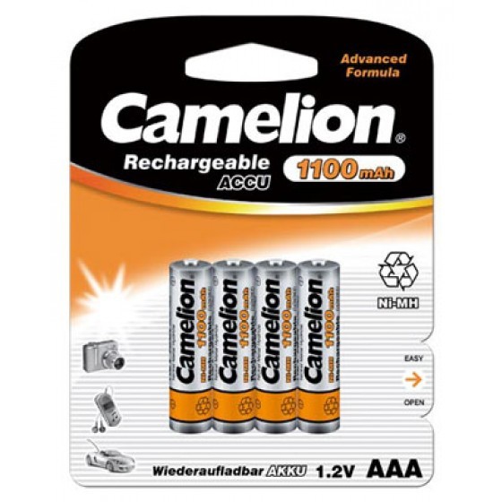 Pile Camelion AAA / Micro 4 Blister NiMH 1100mAh
