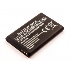 AccuPower batterie adapté pour Nokia 1100, 2730 classic, BL-5C