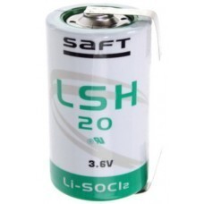 Saft LSH20CNR Pile lithium au lithium avec cosses à souder en forme de U