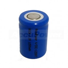 Batterie AccuPower Flat Top Ni-Cd 1.2V 4/5 Sub-C dans une gaine en plastique