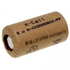 Batterie XCell X2000SCK / PP Sub-C dans une enveloppe en carton