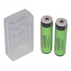 Paquet de 2 batteries Li-Ion Pol-Protégées surélevées avec protection de circuit imprimé Panasonic NCR18650B