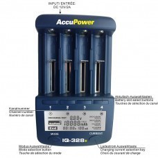 AccuPower Chargeur IQ-328+