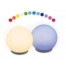 Lampe décorative à LED en forme de boule avec différentes fonctions de couleur 2 pièces dont télécommande
