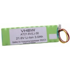 Batterie VHBW pour Husqvarna Automower 265 ACX, 3000mAh